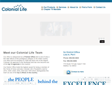 Tablet Screenshot of colonialnj.com